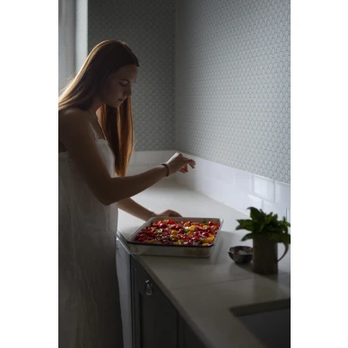 Sininen keittiotapetti Beata Sandbergilta S10235 kuva