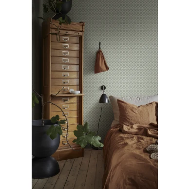 Vihrea makuuhuoneen tapetti Beata Sandbergilta S10236 kuva