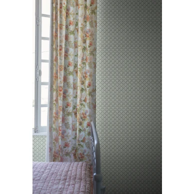 Vihrea pienikuvioinen tapetti Beata Sandbergilta S10236 kuva