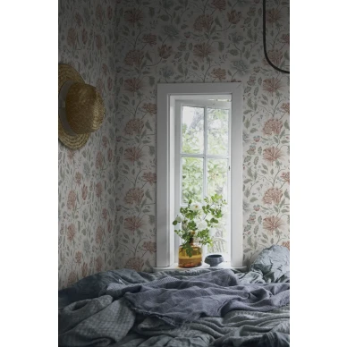 Romanttinen kukkatapetti Sandbergilta Annabelle S10261 kuva