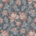 Amelia sininen kukkatapetti Sandbergilta S10253