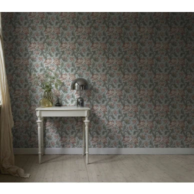 Romanttinen kukkatapetti Amelia Sandbergilta S10251 kuva