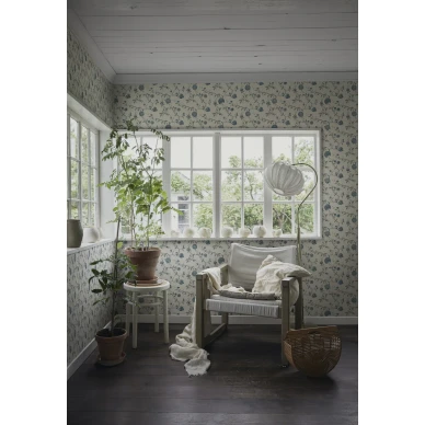 Olohuoneen kukkatapetti Adelaide Sandbergilta S10264 image