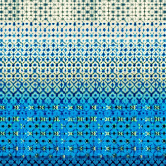 Karaoshi sininen geometrinen tapetti Designers Guildilta PDG1161 01 image