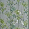 Vihrea kukkatapetti Designers Guildilta Kyoto Flower PDG1158 03