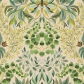 Karakusa vihrea lehvistotapetti Designers Guildilta PDG1157 04