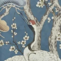 Kyoto Blossom sininen lintutapetti 1838 Wallcoveringsilta 2311 174 01