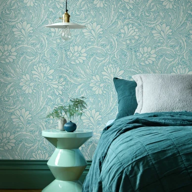 Makuuhuoneen kukkatapetti 1838 Wallcoveringsilta Eden 2311 173 03 image