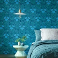 Makuuhuoneen kukkatapetti Floral Fanfare 1838 Wallcoveringsilta 2311 171 04