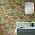 Kylpyhuoneen kultatapetti Paeonia 1838 Wallcoveringsilta 2311 170 03