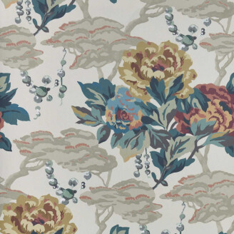 Paeonia monivarinen kukkatapetti 1838 Wallcoveringsilta 2311 170 01 kuva
