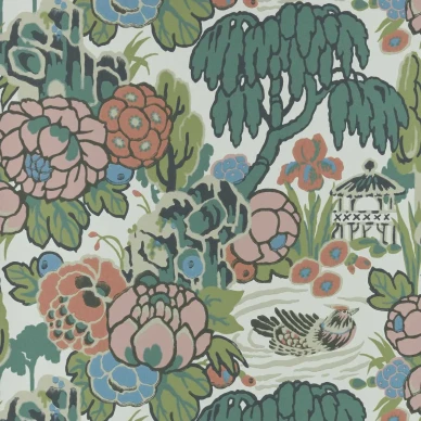 Mandarin Garden monivarinen luontotapetti 1838 Wallcoveringsilta 2311 169 02 image