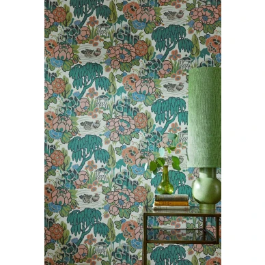 Monivarinen luontotapetti 1838 Wallcoveringsilta Mandarin Garden 2311 169 02 image