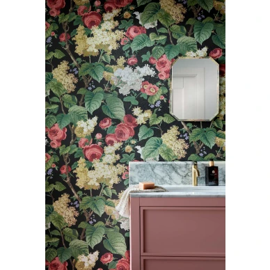 Kylpyhuoneen kukkatapetti Floribunda 1838 Wallcoveringsilta 2311 168 04 kuva