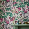 Roosa kukkatapetti 1838 Wallcoveringsilta Floribunda 2311 168 02