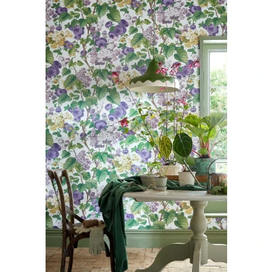 Ruokailuhuoneen kukkatapetti Floribunda 1838 Wallcoveringsilta 2311 168 01 kuva