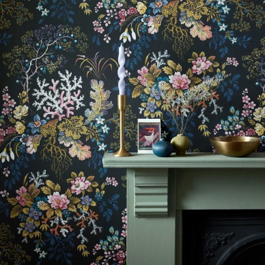 Tyohuoneen tapetti 1838 Wallcoveringsilta Kilburns Coral 2311 166 04 image