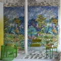 Metsatapetti olohuoneeseen Foret Impressionniste Designers Guildilta PDG1179 01