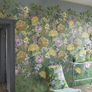 Upea kukkatapetti Fleurs d Artistes Designers Guildilta PDG1170 01 kuva