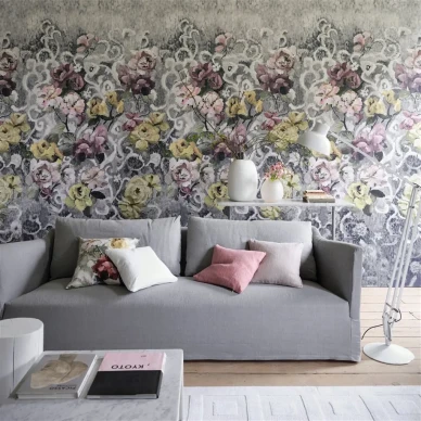 Olohuoneen kukkatapetti Tapestry Flower Designers Guildilta PDG1153 04 image