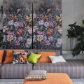 Suurikuvioinen kukkatapetti Tapestry Flower Designers Guildilta PDG1153 02