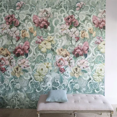 Suurikuvioinen kukkatapetti Tapestry Flower Designers Guildilta PDG1153 03 image