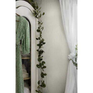 Vihrea raidallinen tapetti PolkaStripe image