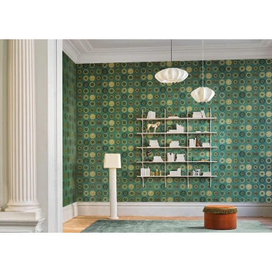 tummanvihra aurinko kuvioinen tapetti Soli image