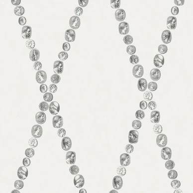 cammei tapetti mustavalkoisena kauniilla cemo teemalla kuva