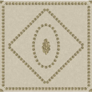 Conchiglie geometrisessa simpukka tapetissa on valkoinen pohja ja kultaiset simpukat kuva