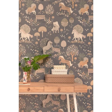 Harmaa poni tapetti Majvillan My Sweet Pony kuva