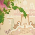 Majvillan Mermaid Reef tapetti
