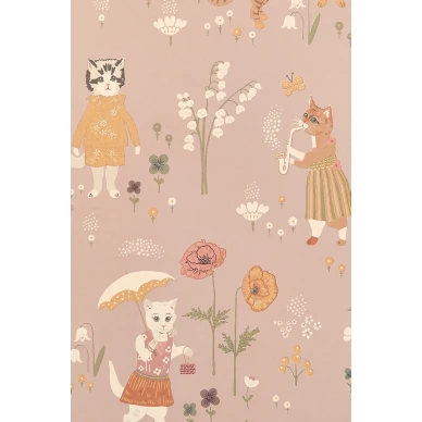 Catwalk Lovely Lilac tapet kuvio image