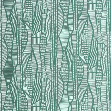 Graafinen tummanvihrea tapetti Skylar kuva