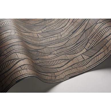 Musta Skylar tapetti graafisella twistilla kuva