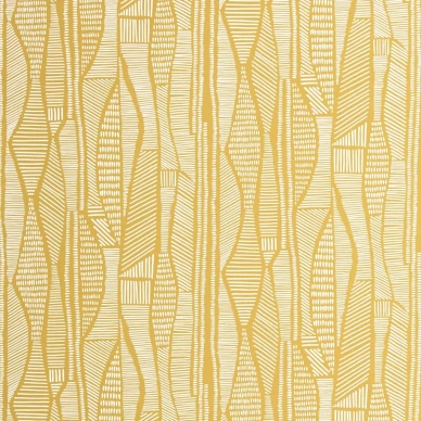 Piristavan keltainen Skylar tapetti graafisella kuviolla kuva