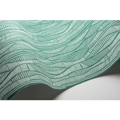 Tummanvihrea Skylar tapetti graafisella kuviolla kuva