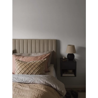 Harmaa moa tapetti graafisella kukkakuviolla kuva