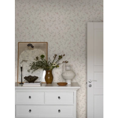 Viktoria ihastuttava romanttinen kukkatapetti image