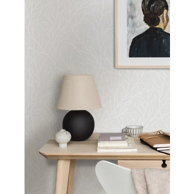 Harmaa ivar tapetti on ajaton klassikko kodin olohuoneeseen kuva