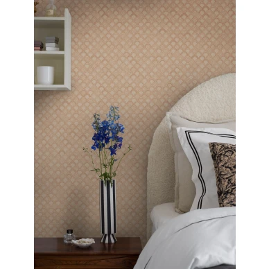 Vaaleanpunainen Birgit tapetti kodin makuuhuoneessa kuva