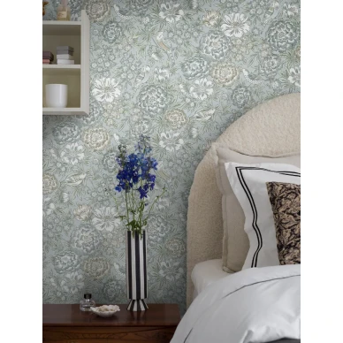 Sininen Dagmar tapetti tuo rauhallisen tunnelman image