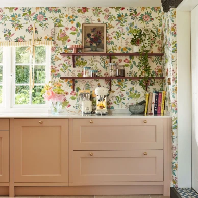 Woodland floral tekee kodin keittiosta kodikkaan kuva
