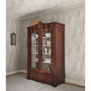 lehtitapetti ceder beigen varisena kuva