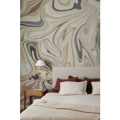 Klint marmorinen tapetti beigena kuva