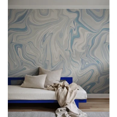 Sininen klint marmorinen tapetti kuva