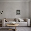 Harmaa Sand graafinen mural tapetti