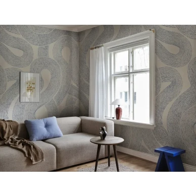 indigonsininen tapetti Sand on kauniin graafinen kuva
