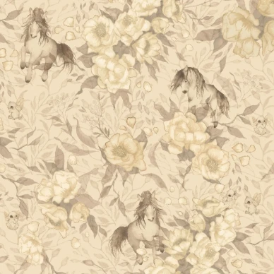 Ponies for Hollie ponitapetti varissa pale yellow kuva