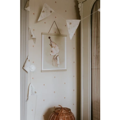 Jolly bee for anna lastentapetti kukkakuviolla image